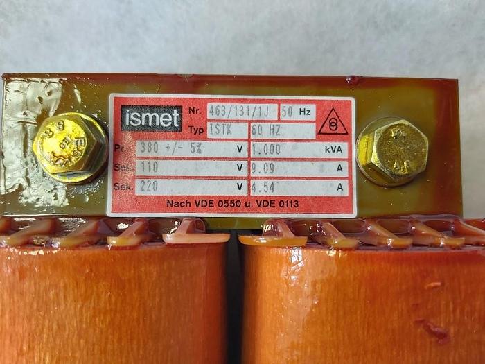 Transformateur, 380V -> 110/220V, ISTK Ismet, neuf
