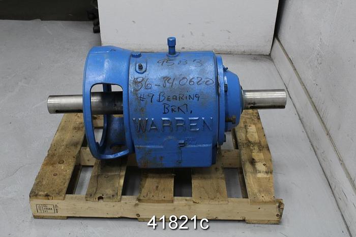 Used Warren Pump Series 3202 #7 Power End, 39 Shaft Length #41821