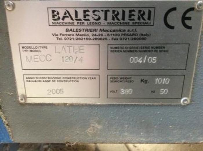 Used 2005 Balestrieri Mecc 120/4 Copying Lathe