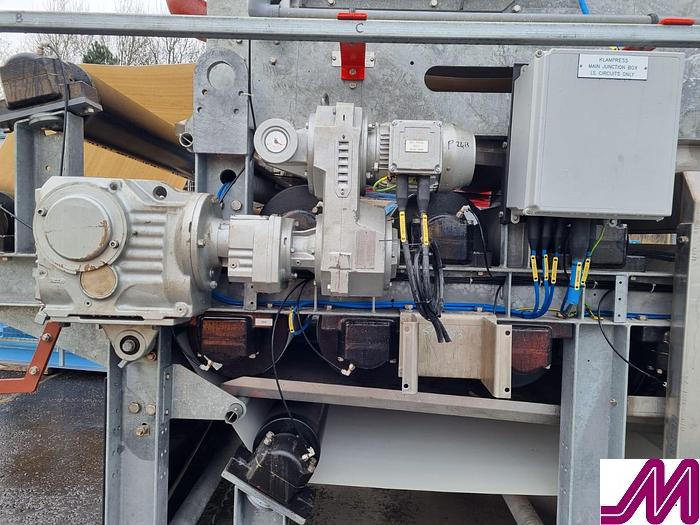 Used Simon Hartley 8 Roller Sludge Thickening & Dewatering Belt Press AS-H