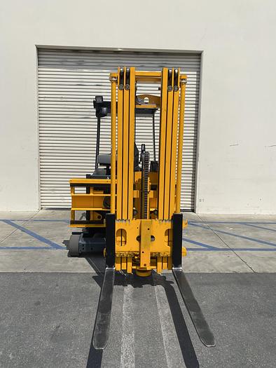 Used Jungheinrich  EFX 413 Electric Forklift Front Seat/tri-Lateral Stacker w/ Charger