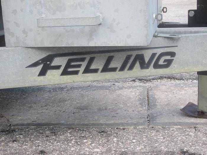 Used 2018 Felling 8' Galvanized Dump Trailer