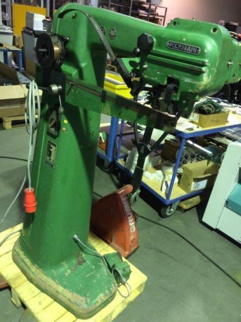 Used Brehmer Polygraph 781 long arm wire stitching 1979