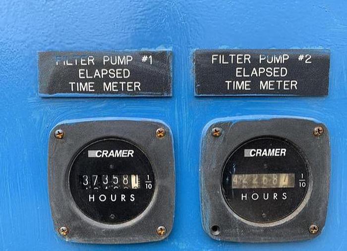 Used HYDROFLOW MODEL HSF-1500-G COOLANT FILTRATION SYSTEM FOR GRINDING SWARF