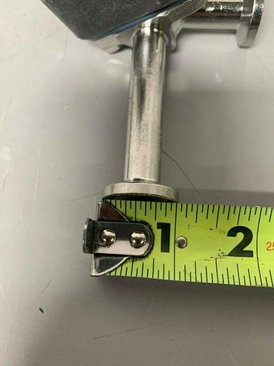 Used ITT Pure-Flo .5-316L-RA20MAX-CWP150 3-way Diaphragm Valve w/ 1/2" Sanitary Fit