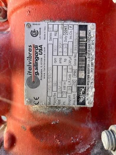 Used 65" x 25" x 52" H Vibratory Shaker