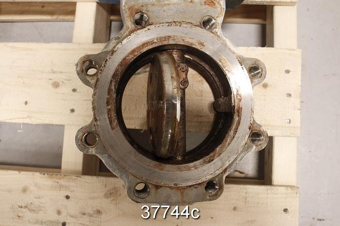Used Neles Jamesbury 6" Air Operated Butterfly Valve, 815L-11-3600-MT #37744