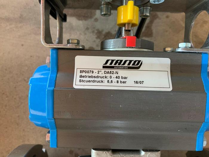 Used Stasto 8P0079 - 2" ball valve with Rotech CR3AAZ0 ET module