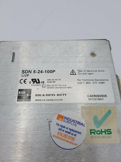 Used Sola Power Supply SDN 5-24-100P