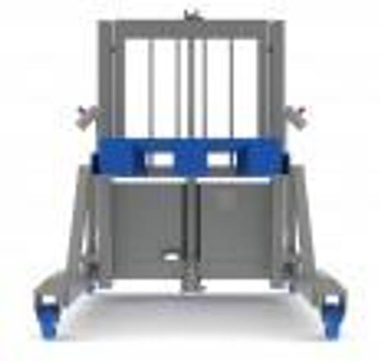 BackSaver Model PLBR Wide Pallet Lifter Stacker
