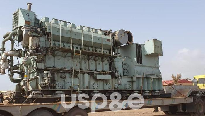 Used 2 MW 2005 Used Yanmar 8N280L-EV HFO/Diesel Generator Sets