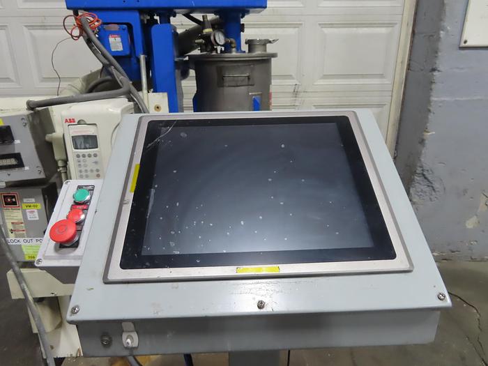 Used 2HP HOCKMEYER DISPERSER - 5 GALLON S/S TANK - VACUUM & JACKETED