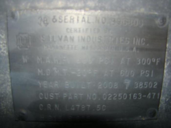 Used 2008 Sullair Industrial Oil Separator