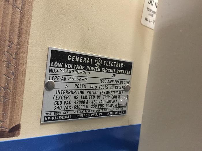 Used General Electric Circuit Breaker