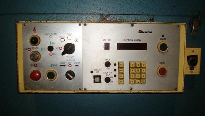 Used 1986 AMADA M-3060 Shear | 1/4" x 10', 42" FOPBG, 10 Sq. arm, Front Support