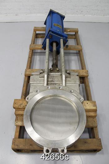 Unused True Line 18" Air Operated Knife Gate Valve #42656