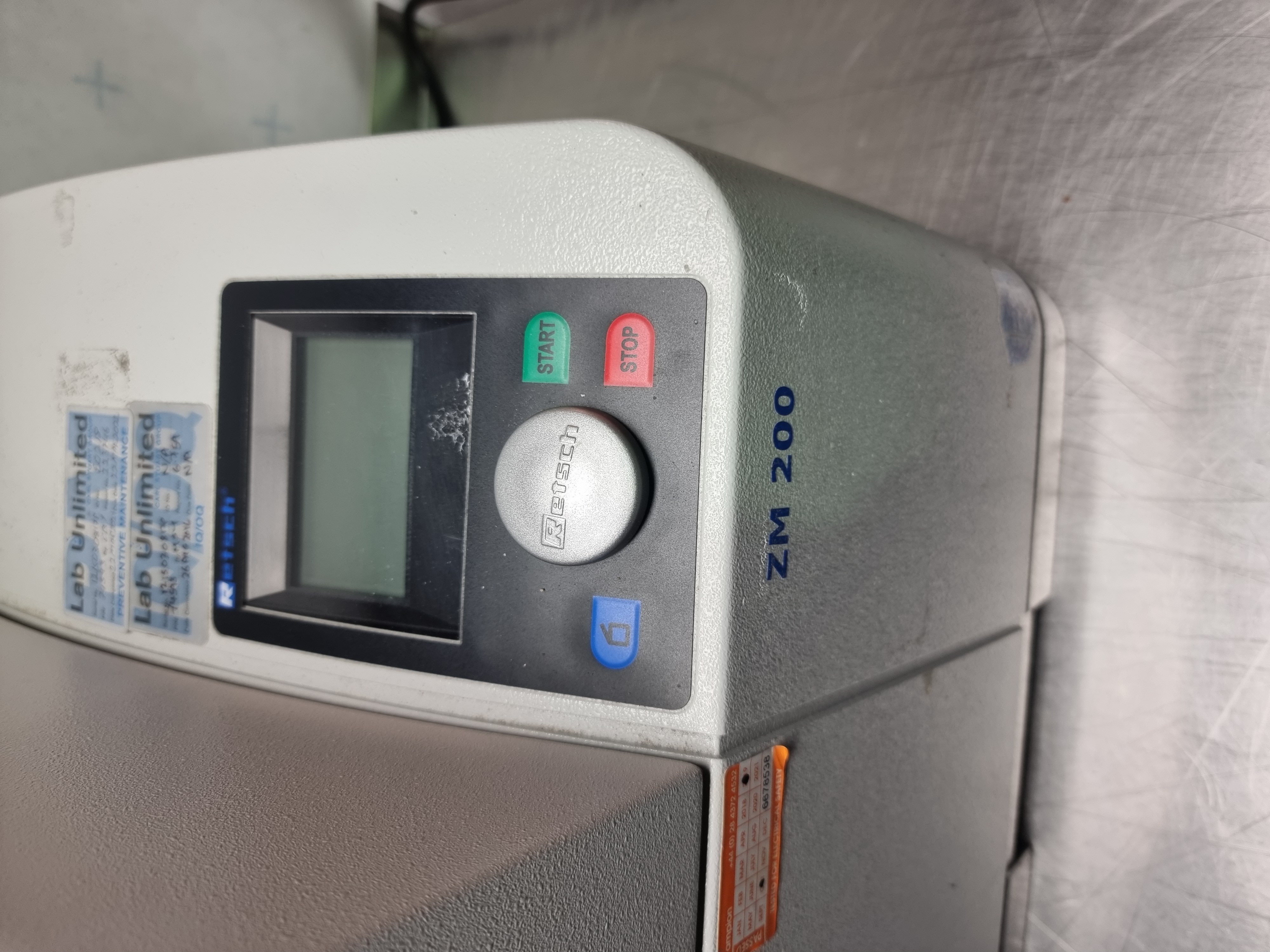 Used Retsch ZM 200 Ultra Centrifugal MIll Part no. 20.823.0001