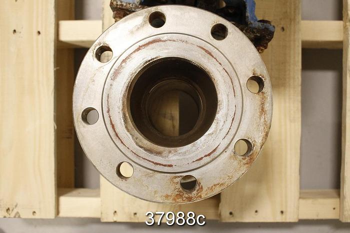 Used Neles Jamesbury 4" 5150-313600TT 4" Control Ball Valve #37988