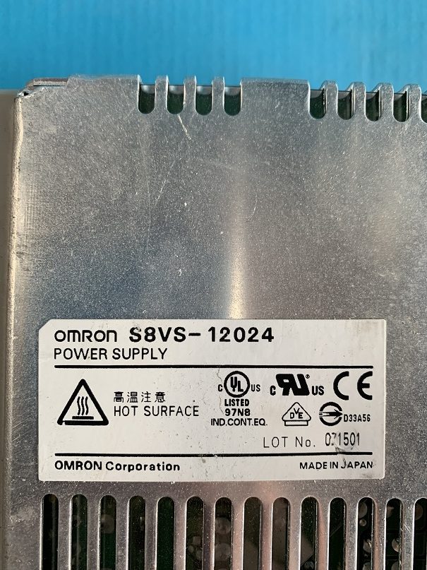 Used omron s8vs-12024 power supply