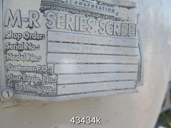 Used Beloit MR-48 Pressure Screen, Rotor #43434