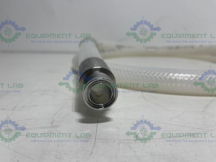 Used Saint Gobain 23035763 Pure Fit 97" Hose w/ 1" to 2" Sanitary Fitting 90 PSI