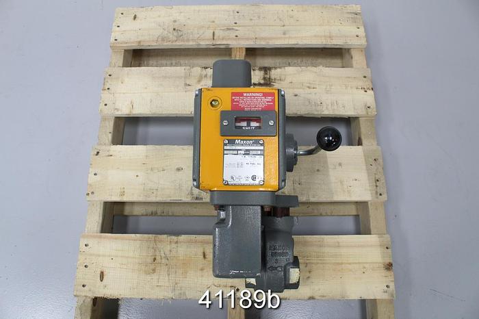 Unused Maxon 1" Lever Operated Fuel Valve #41189