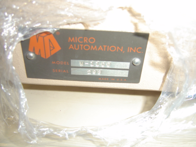 Used Micro Automation   M-1100 Programmable Dicing Saw