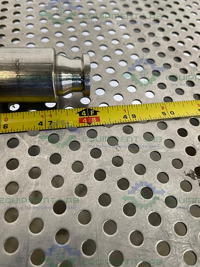 Used Sani Tech  48" Silicone Hose w/1" Sanitary Fitting to 3/4" Sanitary Fitting