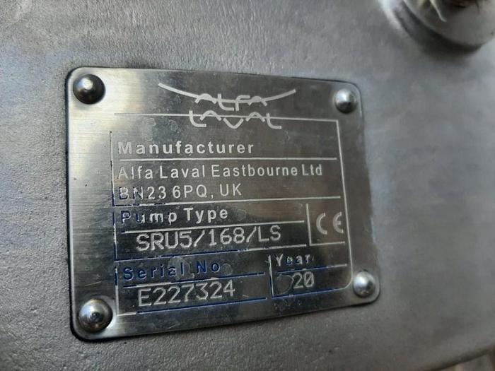 Used Pump, Positive, Alfa Laval, Model SRU5 168 LS, 3", Stainless Steel #S744917