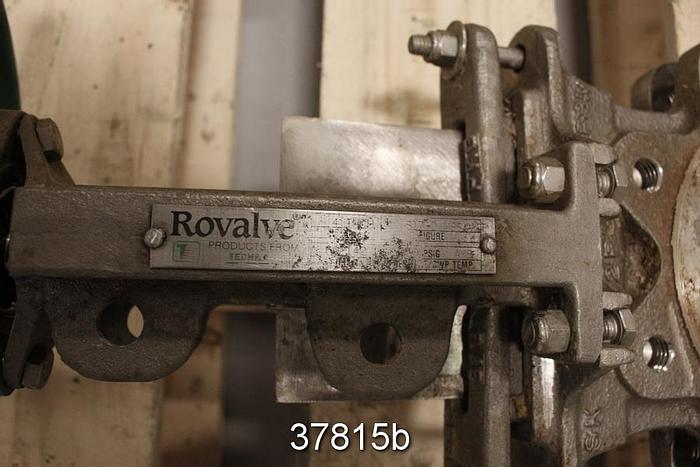 Used Rovalve 4" Hand Operated Knife Gate Valve #37815
