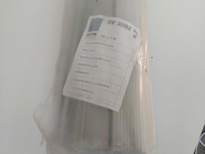 10 Stück Sammelschienen Abdeckprofil, SV 3092, 1m x 40mm, Rittal neuwertig