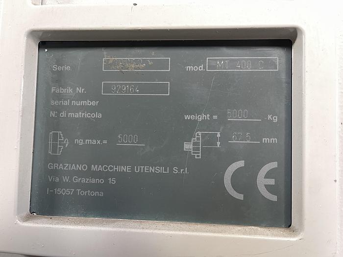 Buone Tornio Cnc GRAZIANO MT 400 C