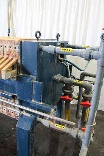 Used 25 CU. FT. PACIFIC FILTER PRESS – AUTOMATIC – C.G.R. – PLATE SHIFTER (#9228)