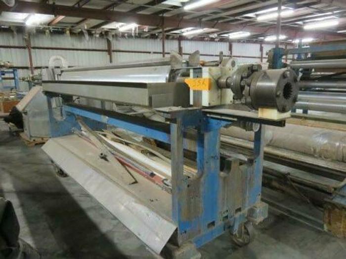 Used 100" (2.54M) BLACK CLAWSON SHAFTLESS TURRET UNWIND 60" DIA.