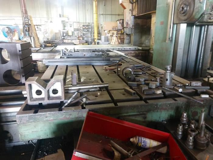 Used 5" Giddings & Lewis Horizontal Boring Mill, Model 70 D5-T, Table 60" X 120", X-120", Y-72", 975 rpm, 30 hp, DRO, ID17628