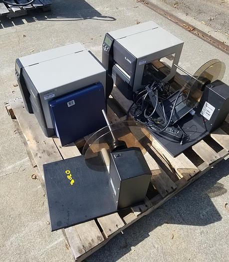 Used Printer, Inkjet, Zebra, Type ZM600, Thermal Label, #S743144