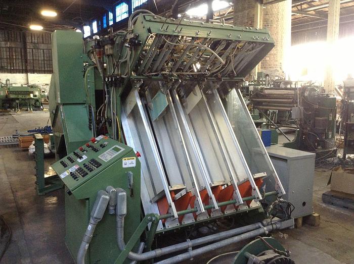 Used PEERLESS BLANK FED PLATE & TRAY FORMING LINE FOR FOOD TRAYS AND OTHER