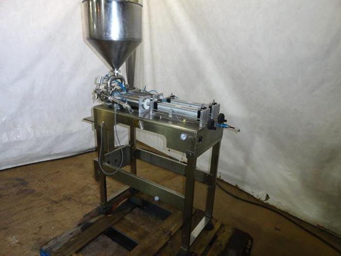 Used Stainless Steel Dual Piston Filler