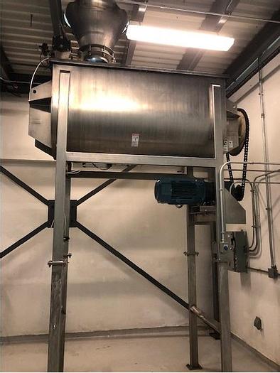 Used 50 CU. FT. PAUL O. ABBE DOUBLE RIBBON BLENDER – S/S (#9417)