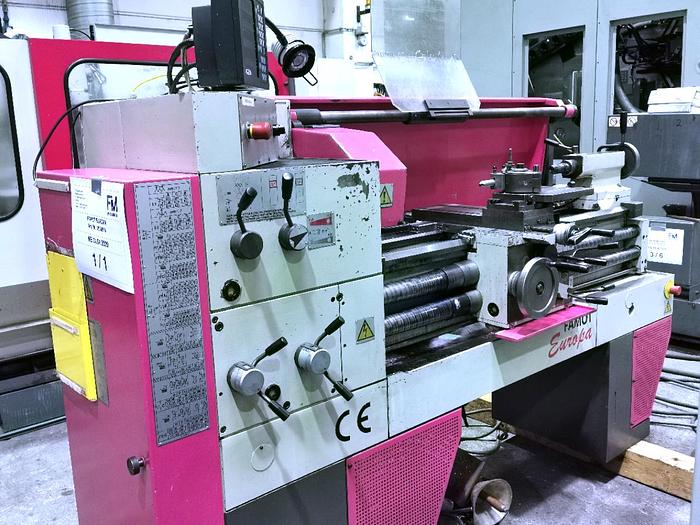Gebraucht 2000 Leit- und Zugspindeldrehmaschine FAMOT EUROPA