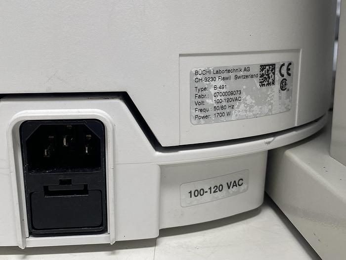 Used Buchi R-215 Rotavapor System w/ V-850 Vacuum Controller & B-491 Heating Bath