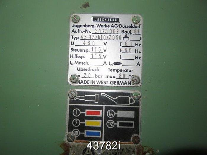 Used 120" Jagenberg Vari-dur Slitter Rewinder #43782