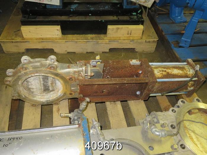 Used Orbinox 8" Air Operated Knife Gate Valve #40967