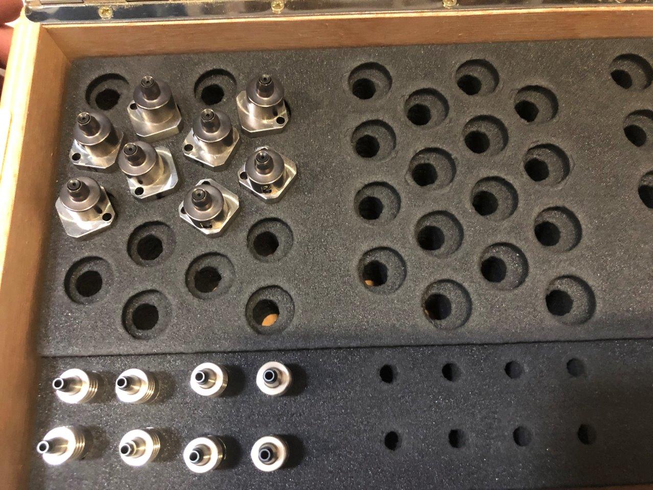 Used Multitest MT9510 Shuttle Vacuum Chucks for Change Kit 120 BGA 7x7mm