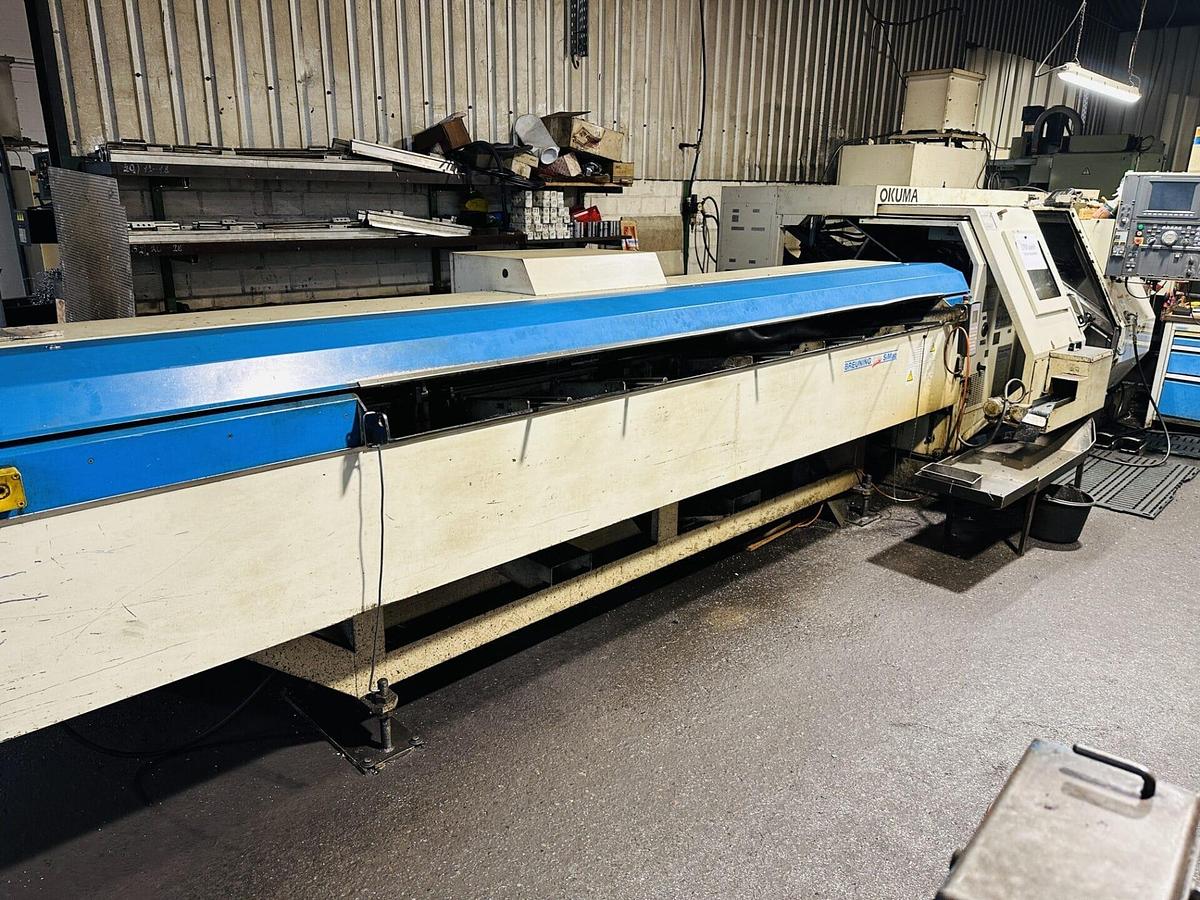 Used 2001 OKUMA LT10M Twin Turret Twin Spindle CNC Turning Centre with C-axis