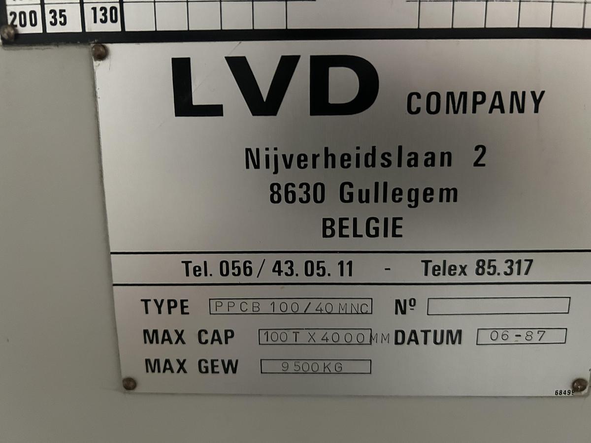 Used 1987 LVD PPCB 100/40MNC