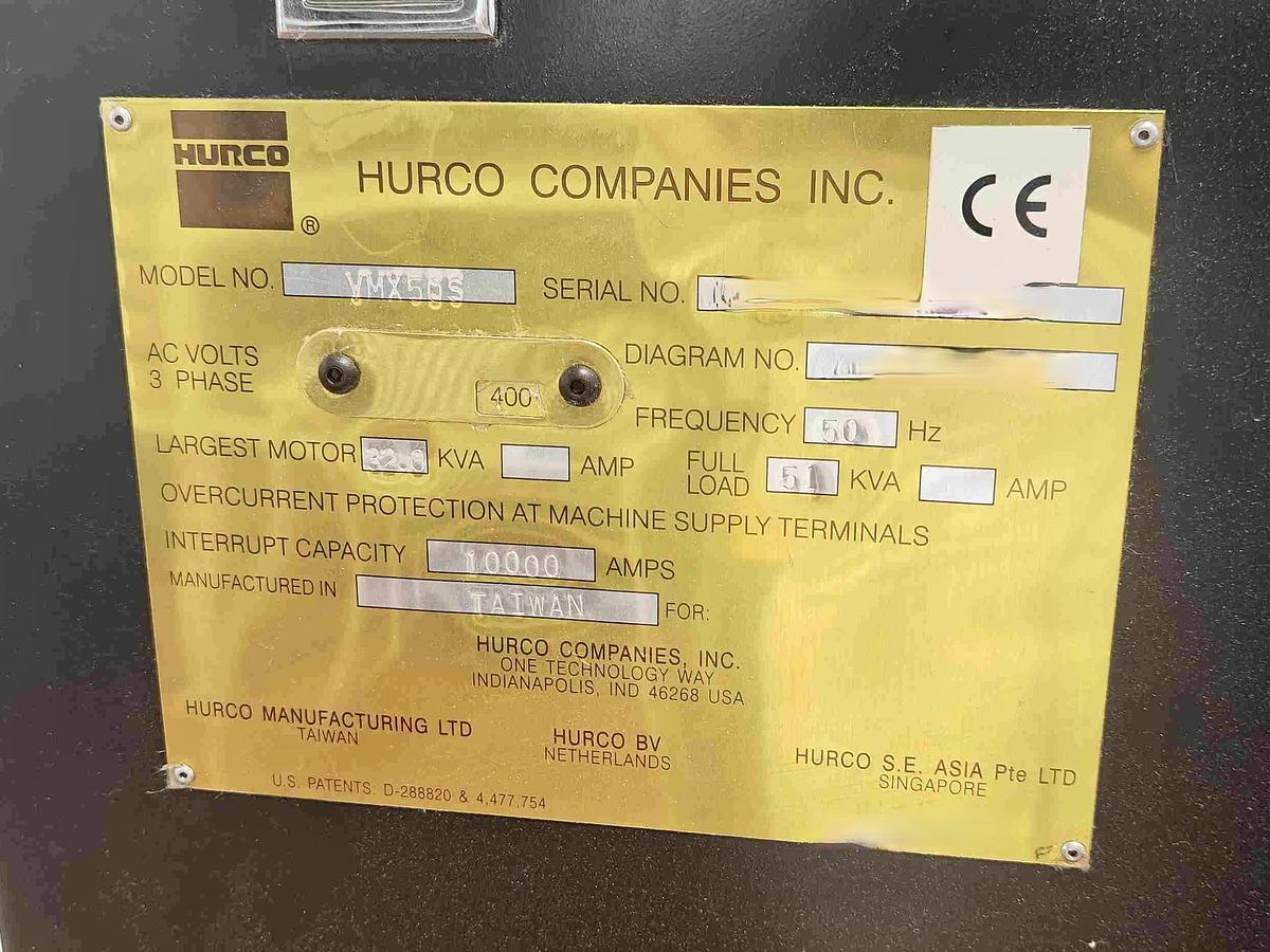 Used 2005 HURCO VMX50S