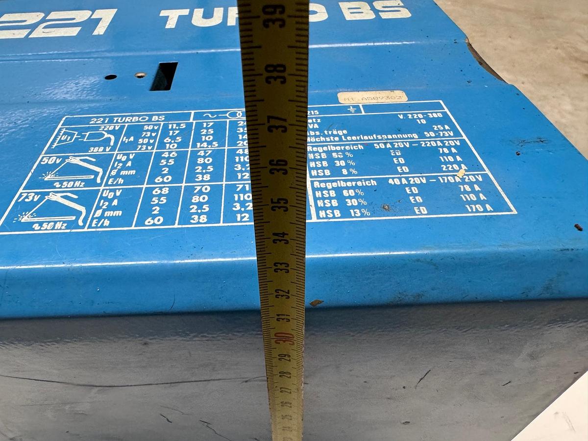 Used BROWN Welder Type:221 Turbo BS