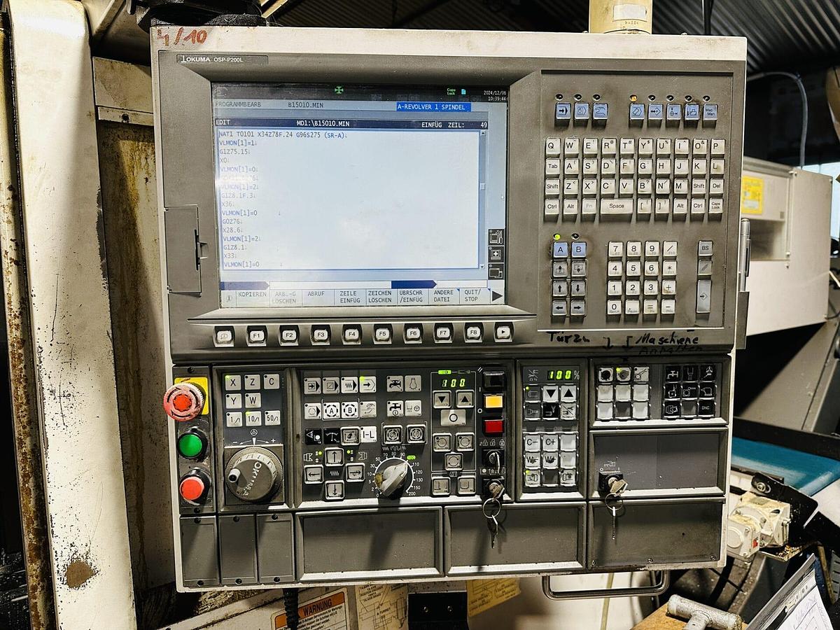 Used 2006 OKUMA LT200M Twin Turret Twin Spindle CNC Turning Centre with C-axis
