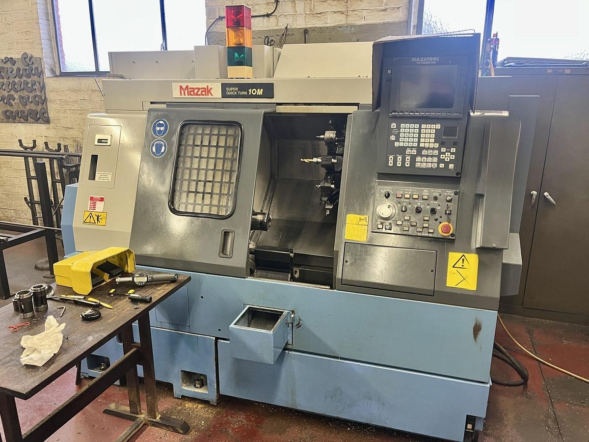 Used 1999 MAZAK SQT10M CNC Turning Centre with C-axis and live tooling